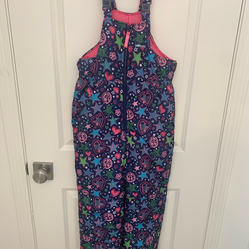 Skechers Girls Snow Bibs NWOT